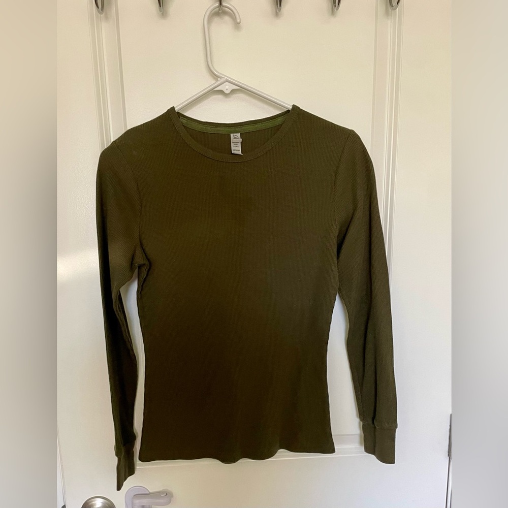 Rosio Dark Olive Long Sleeve Top
